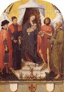 Roger Van Der Weyden Madonna with Four Saints France oil painting artist